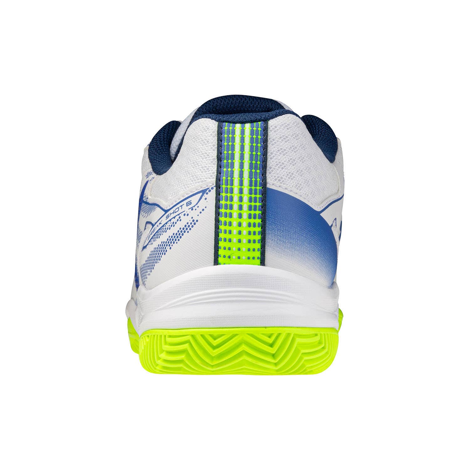 MIZUNO BREAK SHOT 5 CLAY COURT BLANCO/AZUL/AMARILLO FLÚOR UNISEX 61GC2525