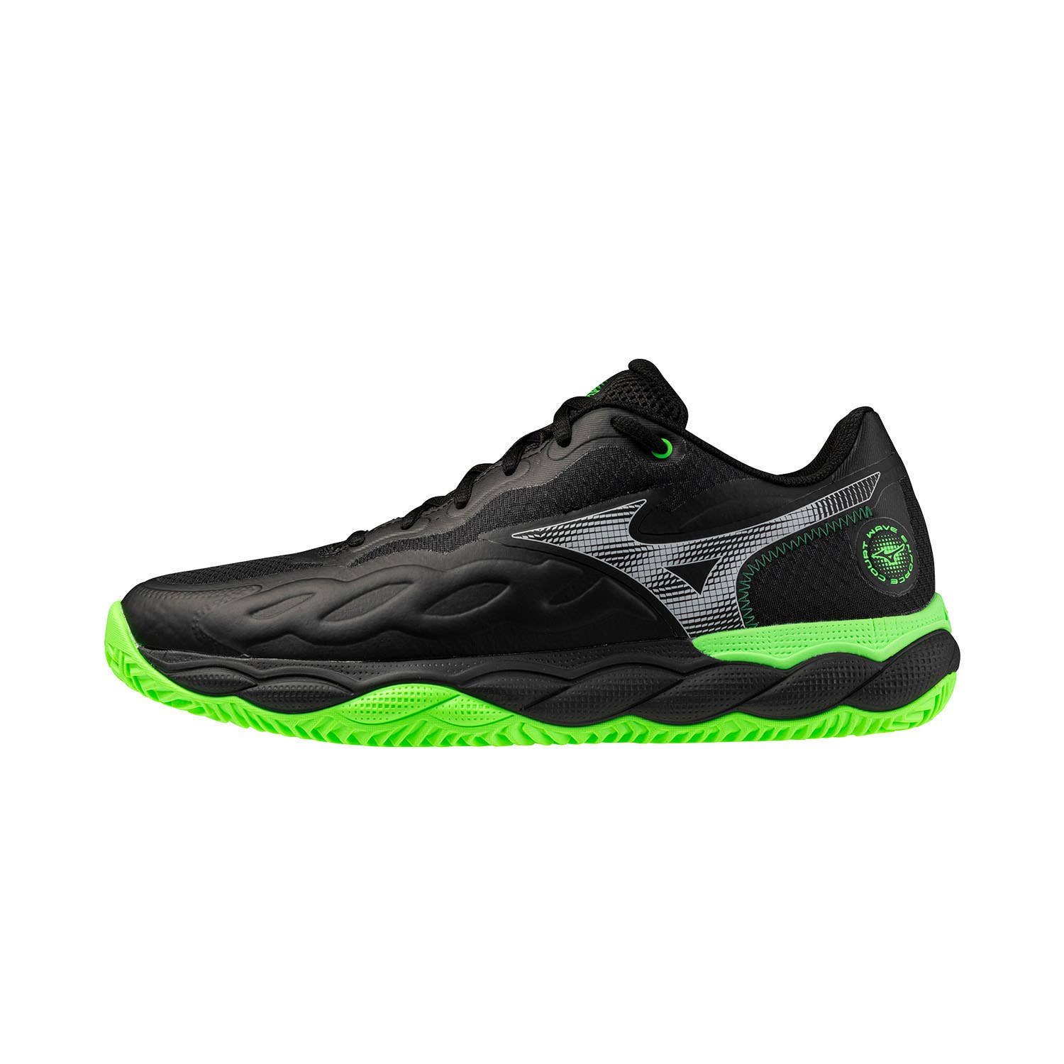 MIZUNO WAVE ENFORCE COURT PÁDEL NEGRO/VERDE 61GB2437