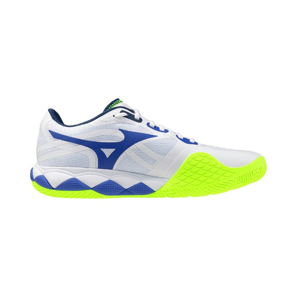 MIZUNO WAVE ENFORCE TOUR 2 ALL COURT BLANCO/AZUL/AMARILLO FLÚOR 61GA2600