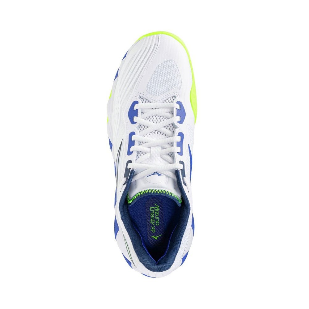 MIZUNO WAVE ENFORCE TOUR 2 ALL COURT BLANCO/AZUL/AMARILLO FLÚOR 61GA2600