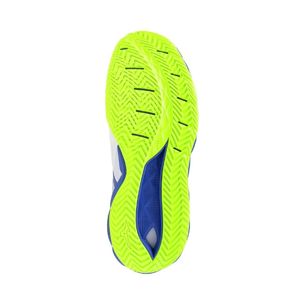 MIZUNO WAVE ENFORCE TOUR 2 ALL COURT BLANCO/AZUL/AMARILLO FLÚOR 61GA2600
