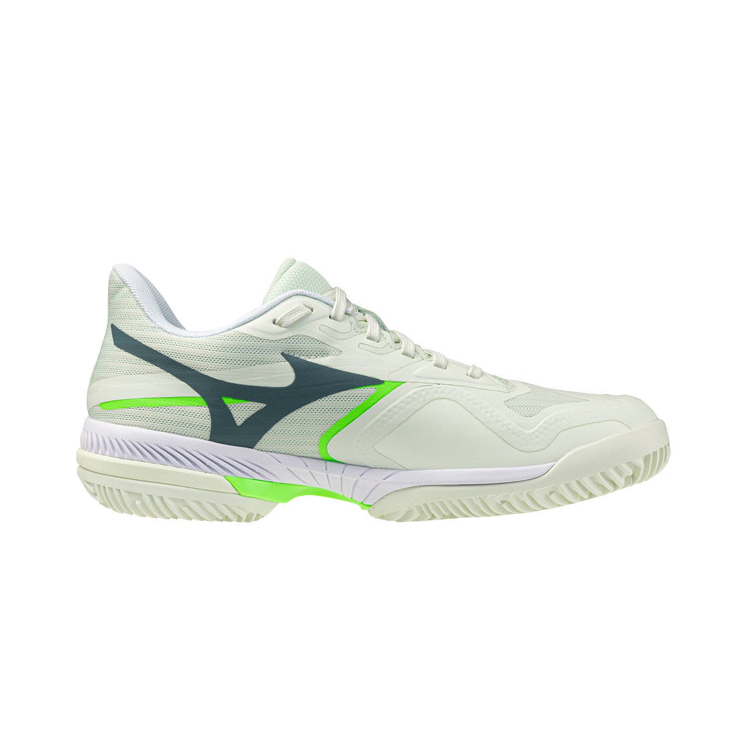 MIZUNO WAVE EXCEED COURT PÁDEL BLANCO/VERDE MUJER 61GB2523