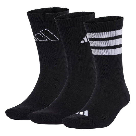PACK DE 3 CALCETINES ADIDAS LOGO UNISEX NEGRO