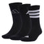 PACK DE 3 CALCETINES ADIDAS LOGO UNISEX NEGRO