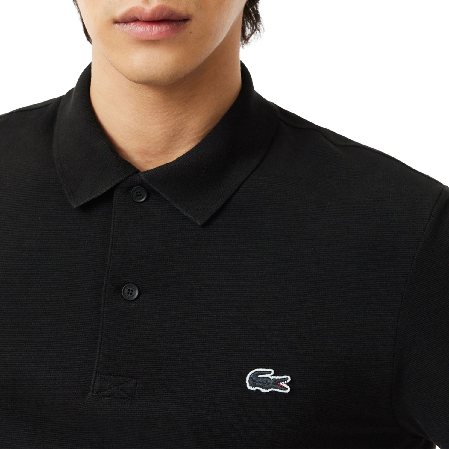 POLO LACOSTE CORE PERFORMANCE NEGRO