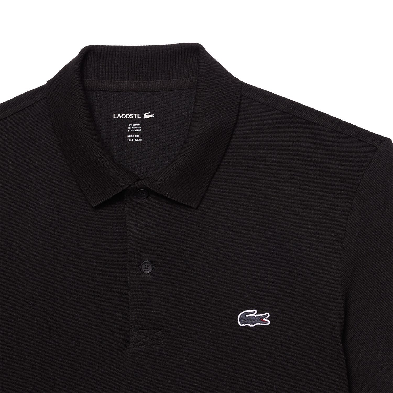 POLO LACOSTE CORE PERFORMANCE NEGRO
