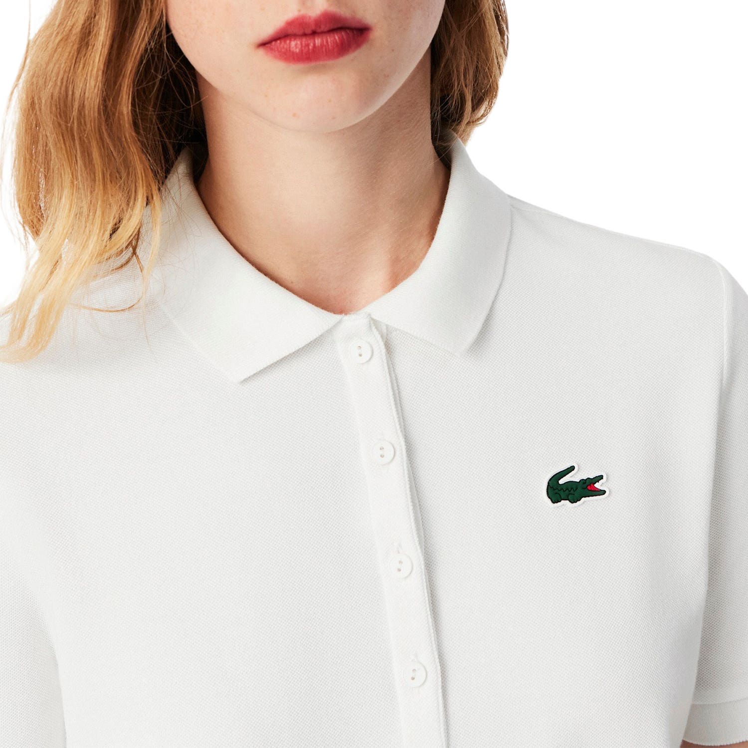 POLO LACOSTE CORE PERFORMANCE PF8631 MUJER BLANCO