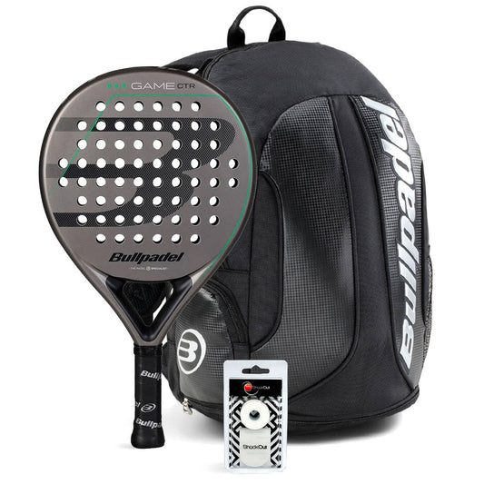 PACK BULLPADEL GAME CONTROL GREY MOCHILA AVANT