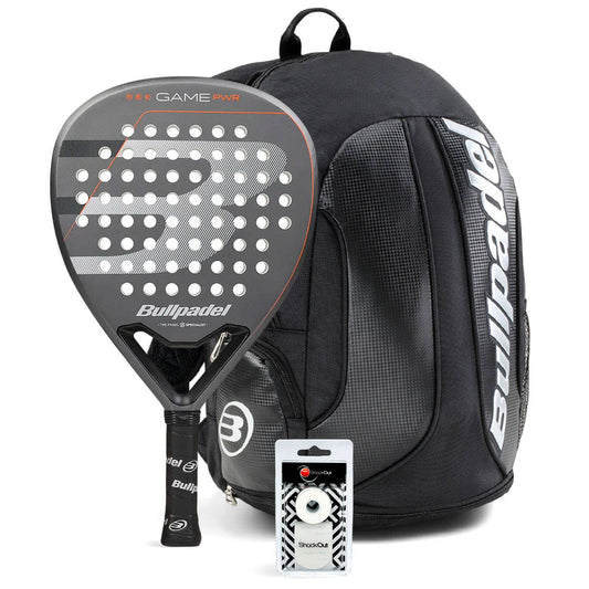 PACK BULLPADEL GAME POWER GREY MOCHILA AVANT