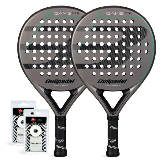 PACK DÚO BULLPADEL GAME CONTROL GRIS