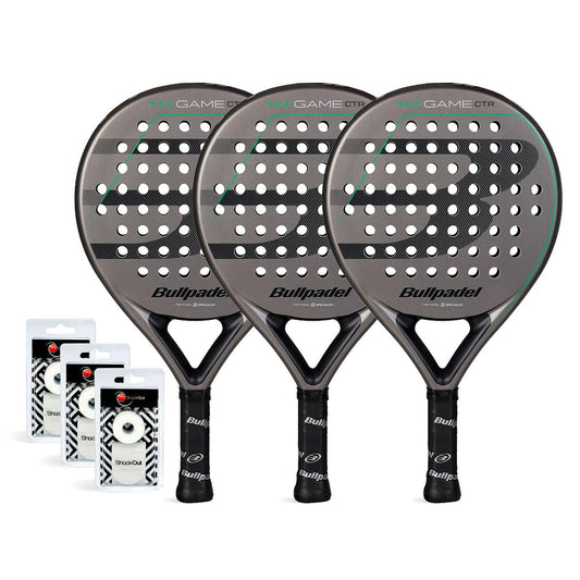 TRIPACK BULLPADEL GAME CONTROL GRIS