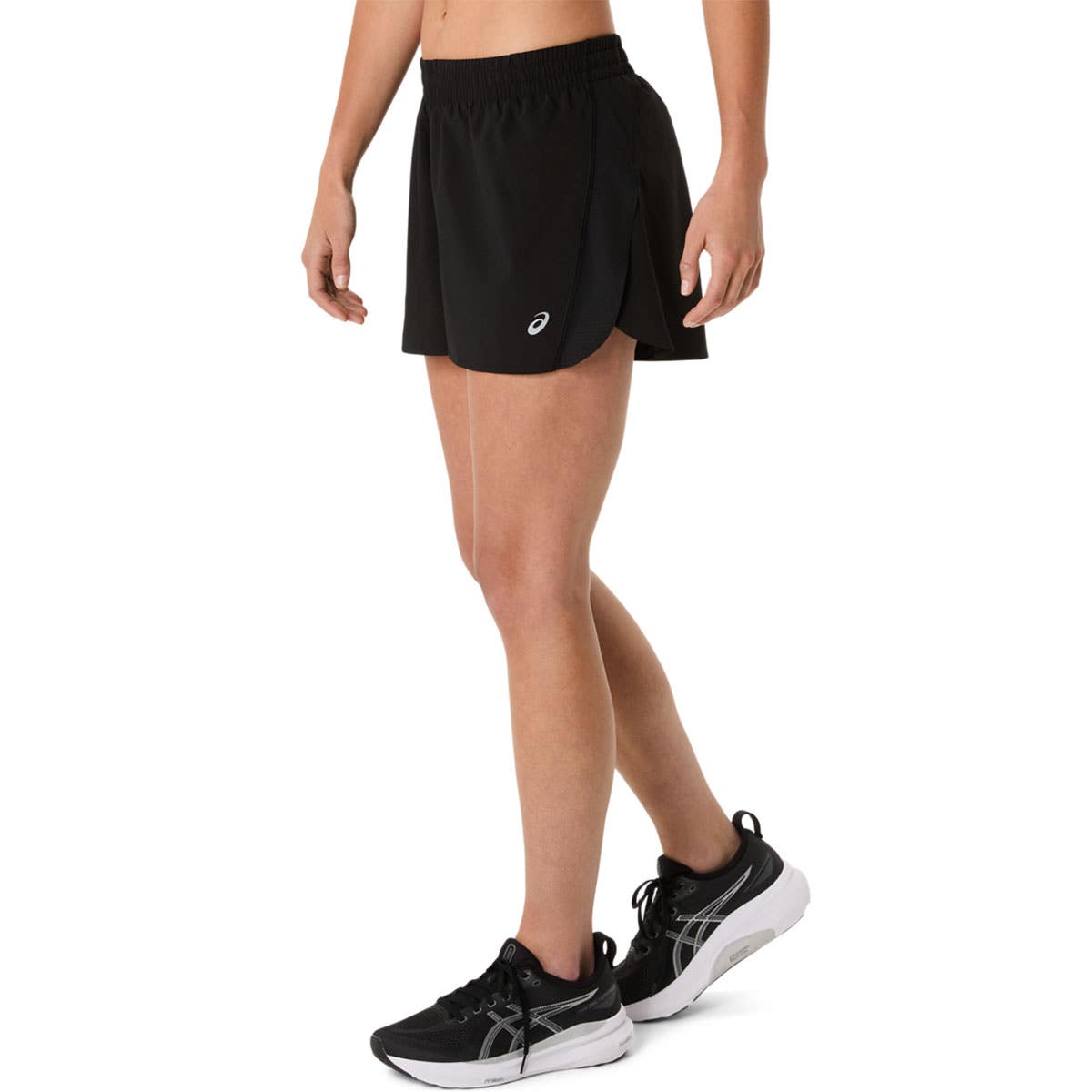 PANTALÓN CORTO ASICS CORE SPLIT MUJER NEGRO