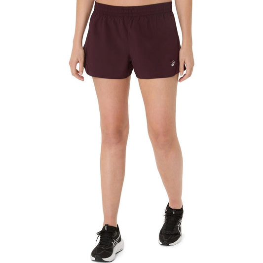 PANTALÓN CORTO ASICS CORE SPLIT MUJER ROJO