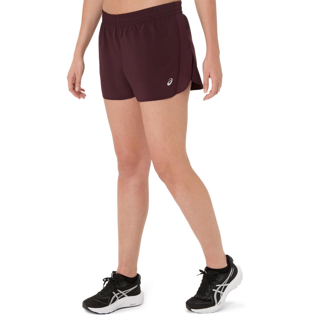 PANTALÓN CORTO ASICS CORE SPLIT MUJER ROJO