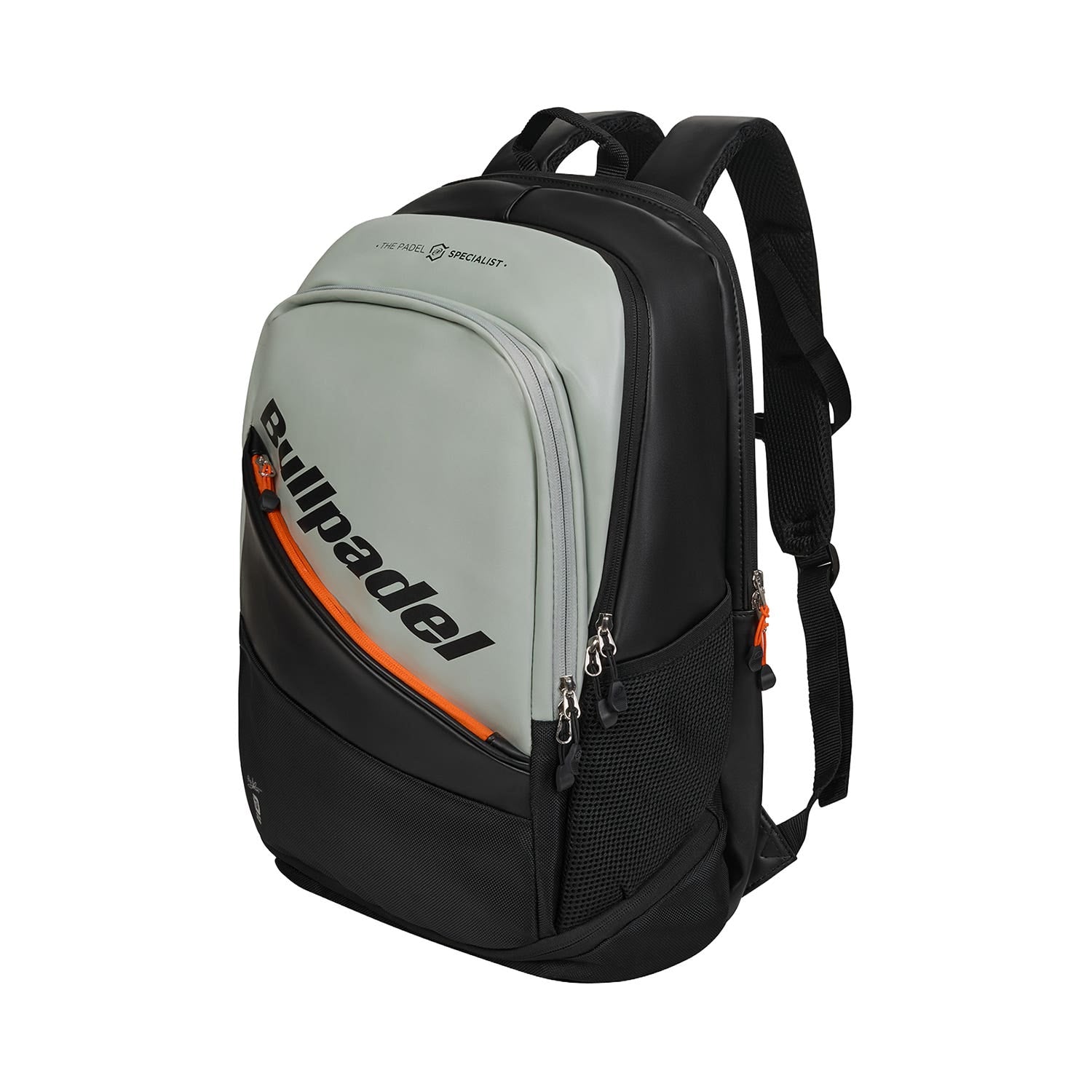 MOCHILA BULLPADEL HACK GRIS VERDOSO BPM26002