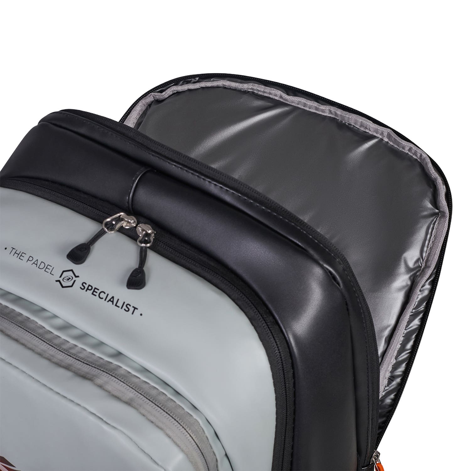 MOCHILA BULLPADEL HACK GRIS VERDOSO BPM26002