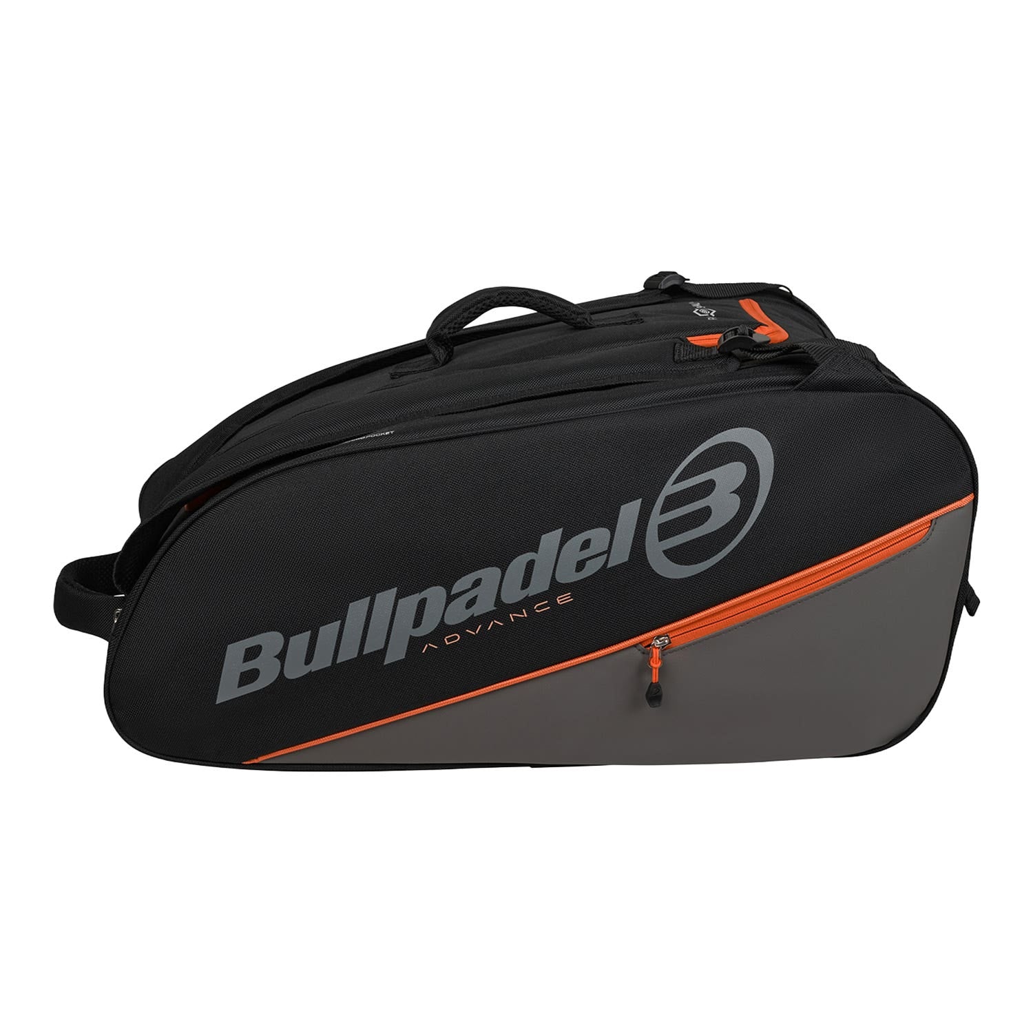 PALETERO BULLPADEL ADVANCE NEGRO/NARANJA UNISEX BPP26014