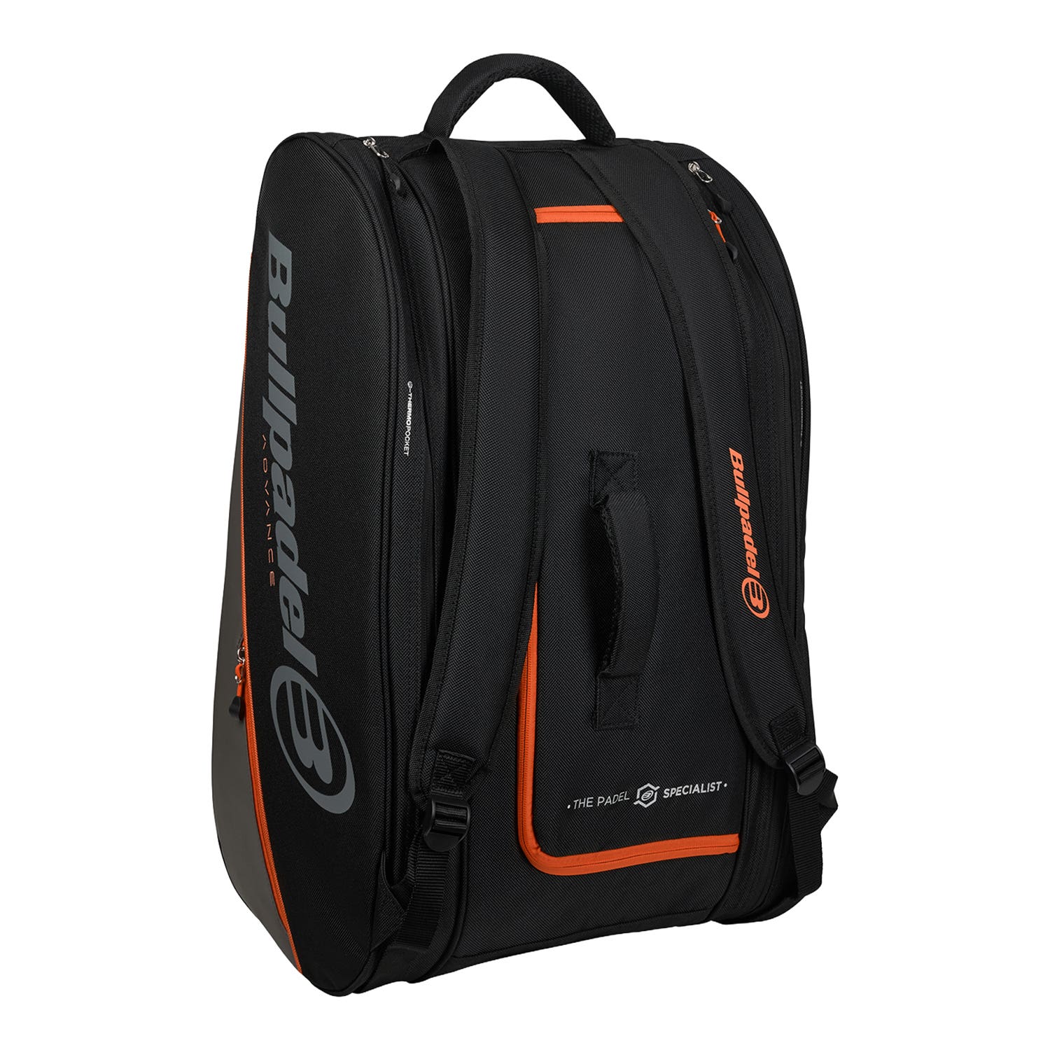 PALETERO BULLPADEL ADVANCE NEGRO/NARANJA UNISEX BPP26014