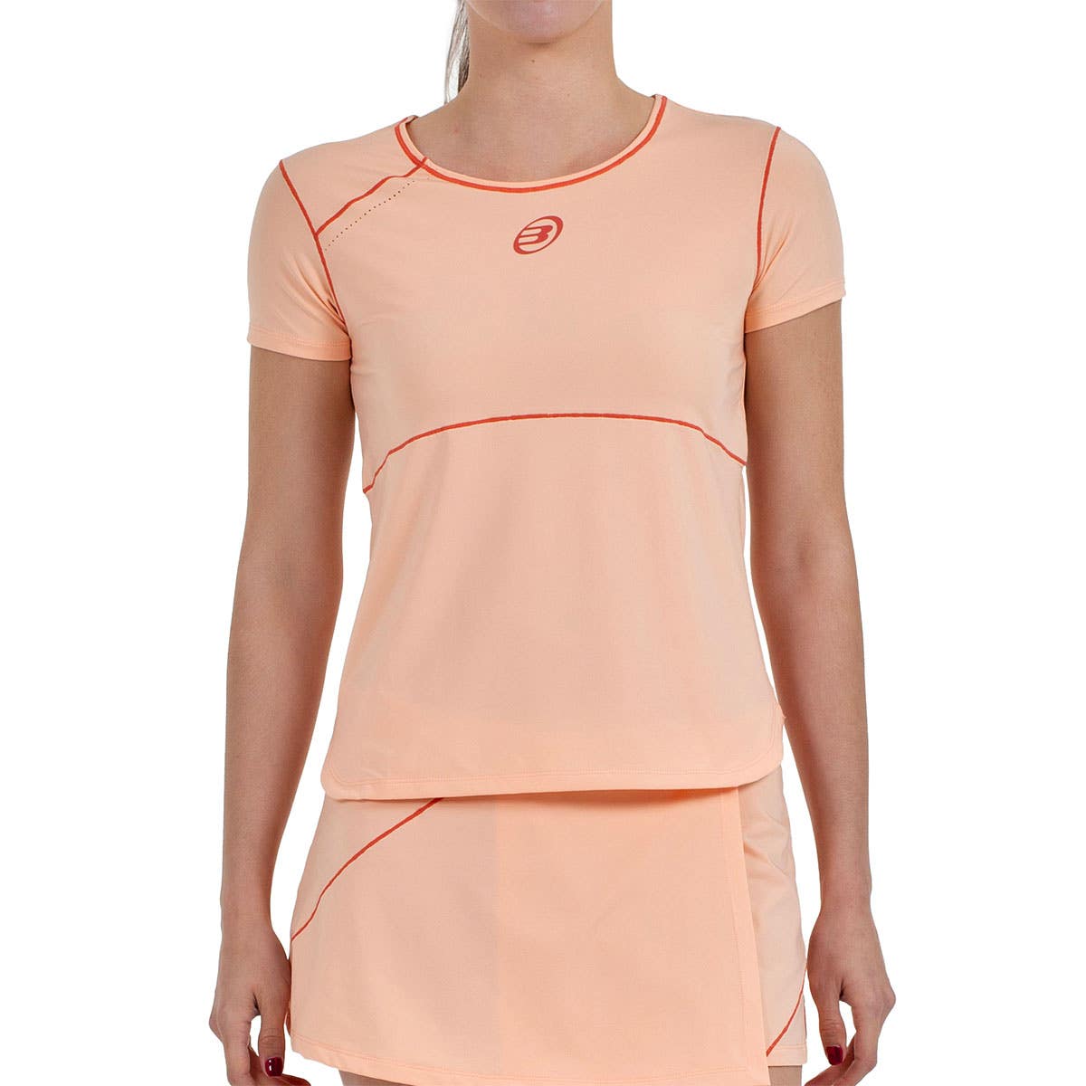 CAMISETA BULLPADEL ALBALA MUJER NARANJA