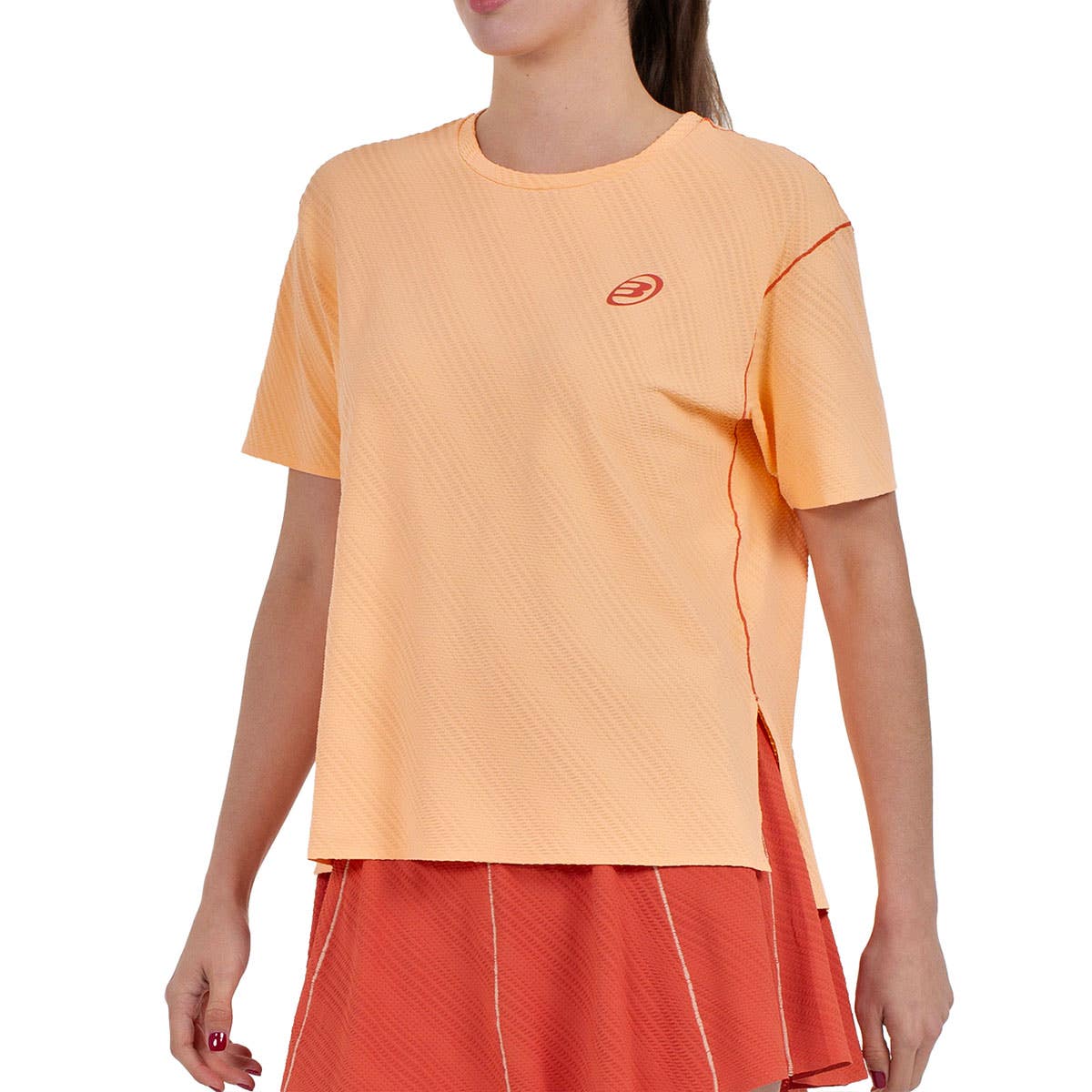 CAMISETA BULLPADEL ALMOIN MUJER NARANJA