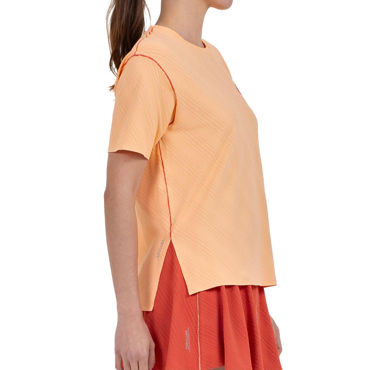 CAMISETA BULLPADEL ALMOIN MUJER NARANJA