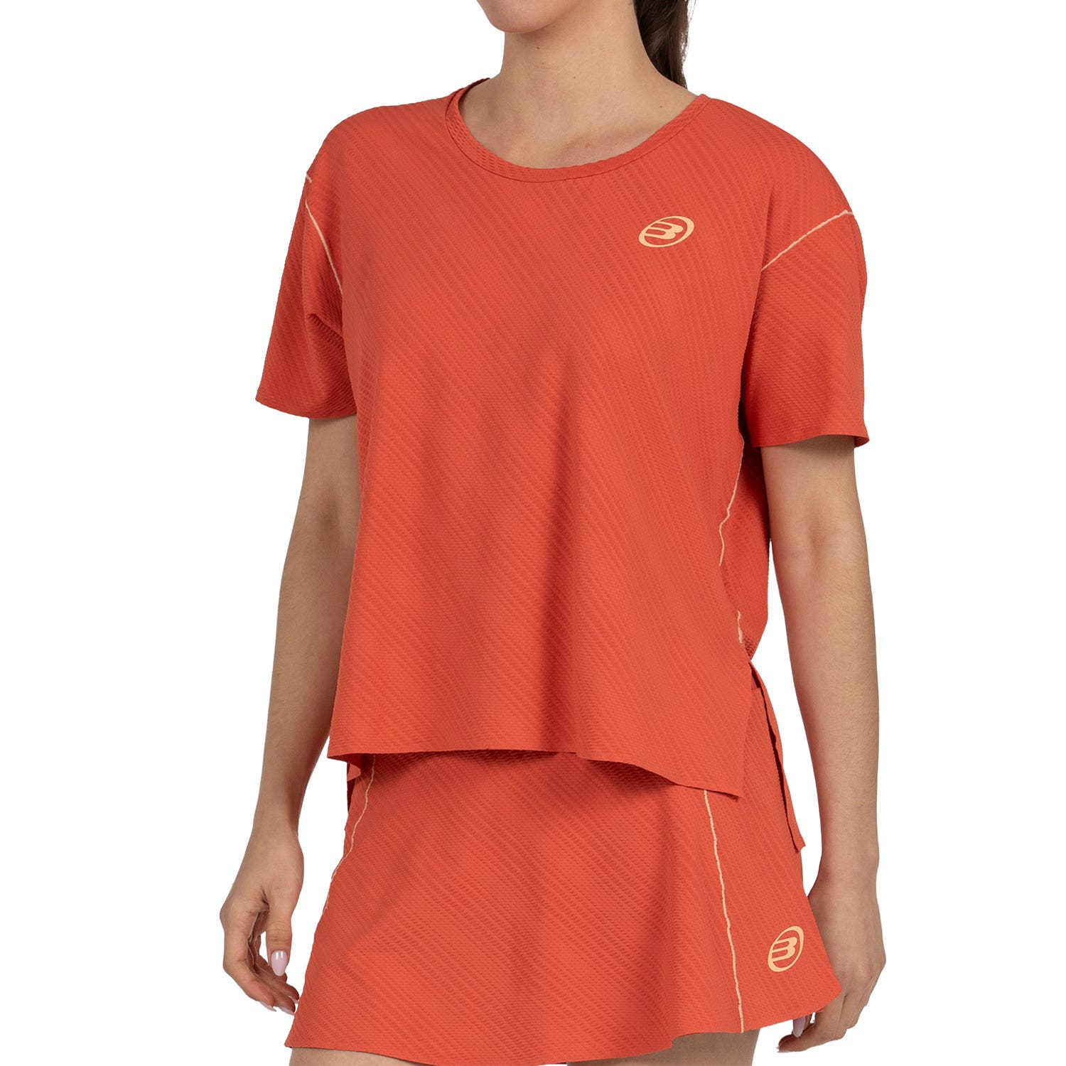 CAMISETA BULLPADEL ALMOIN MUJER AMARILLO