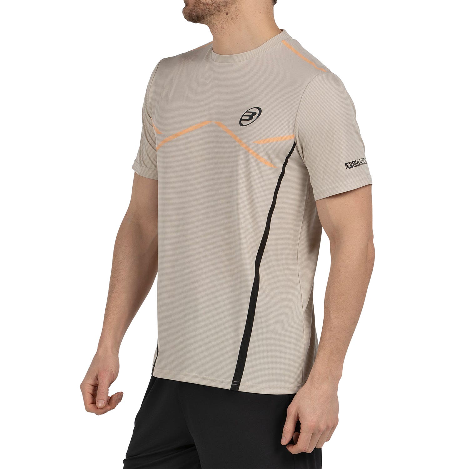 CAMISETA BULLPADEL CABORE MARRÓN