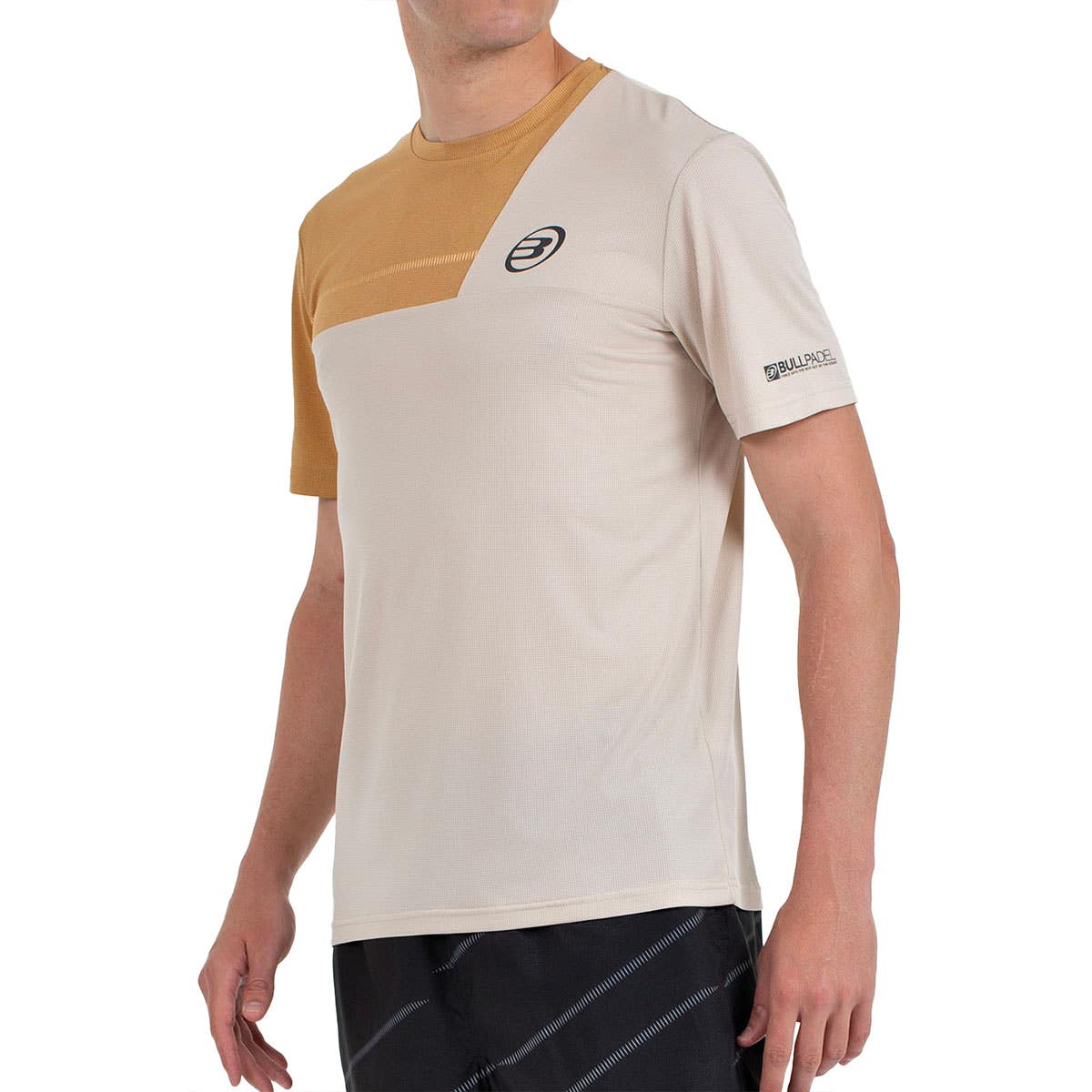 CAMISETA BULLPADEL CACIN BEIGE