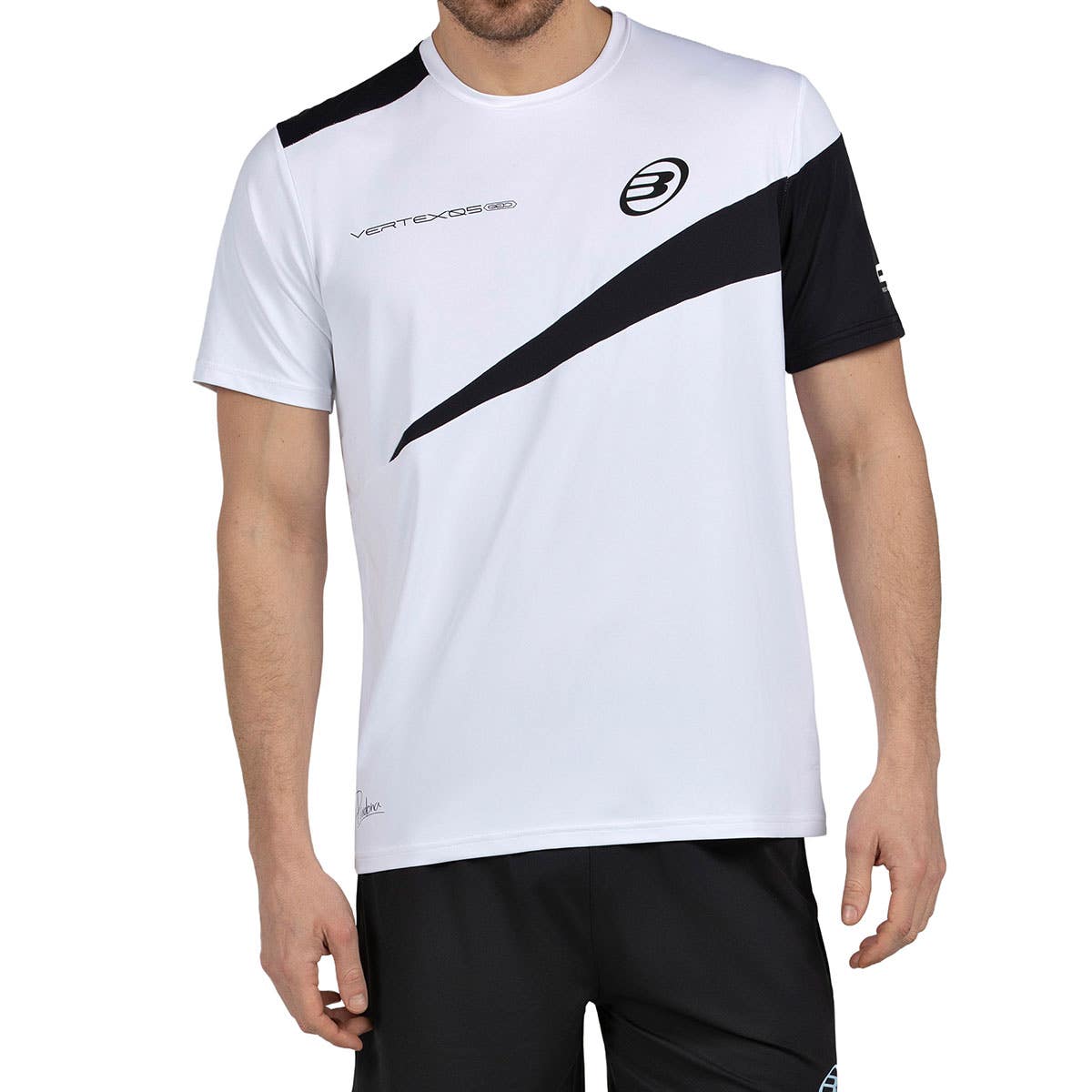 CAMISETA BULLPADEL CARDONA 26V BLANCO