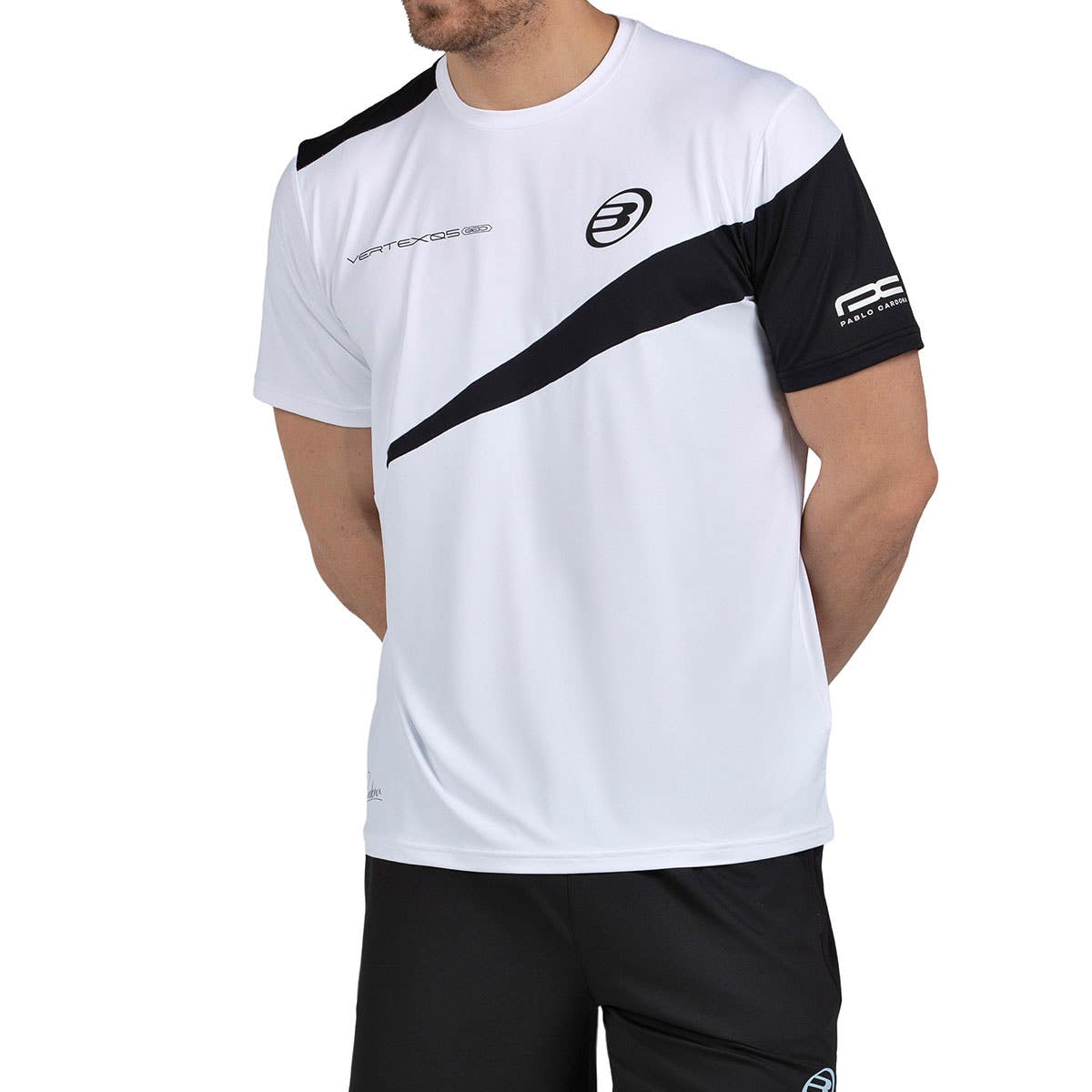 CAMISETA BULLPADEL CARDONA 26V BLANCO