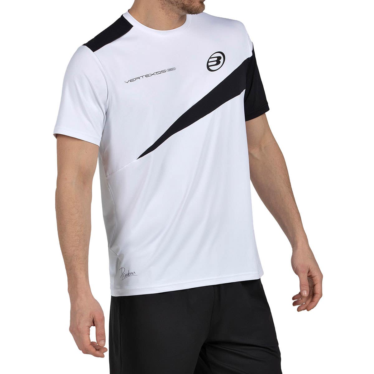 CAMISETA BULLPADEL CARDONA 26V BLANCO