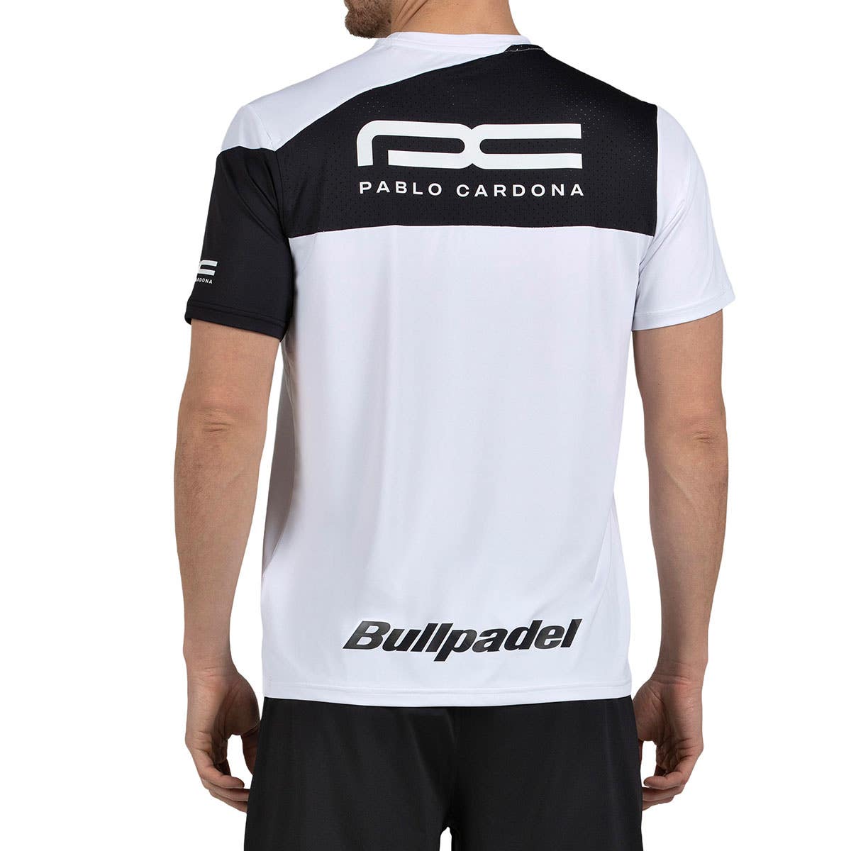 CAMISETA BULLPADEL CARDONA 26V BLANCO