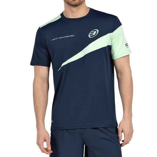 CAMISETA BULLPADEL CARDONA 26V AZUL MARINO