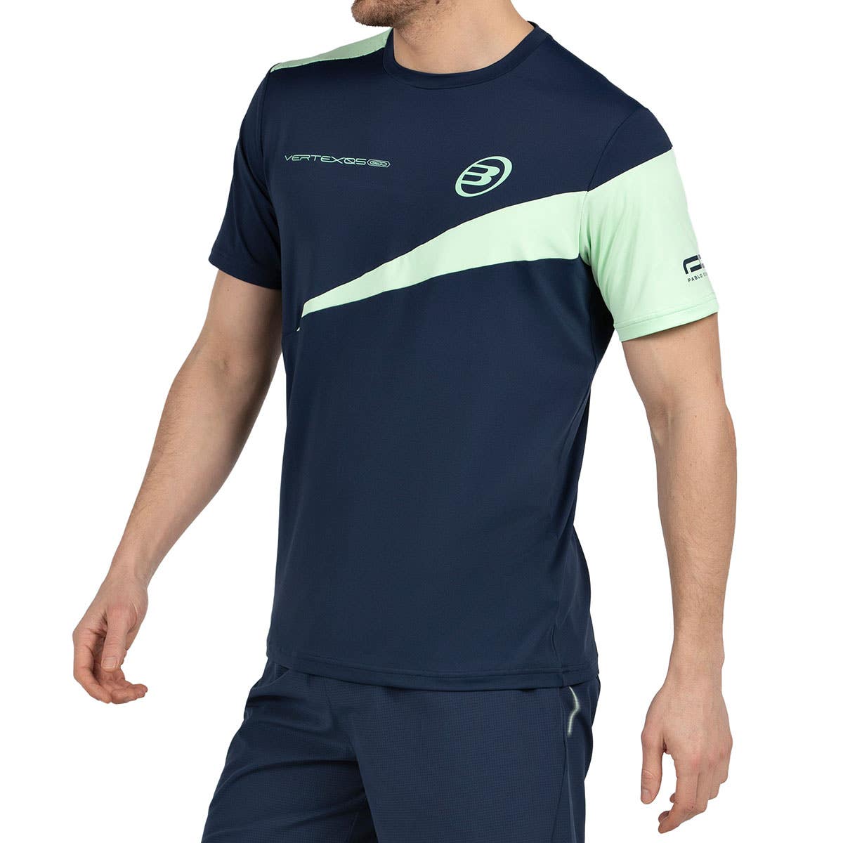 CAMISETA BULLPADEL CARDONA 26V AZUL MARINO
