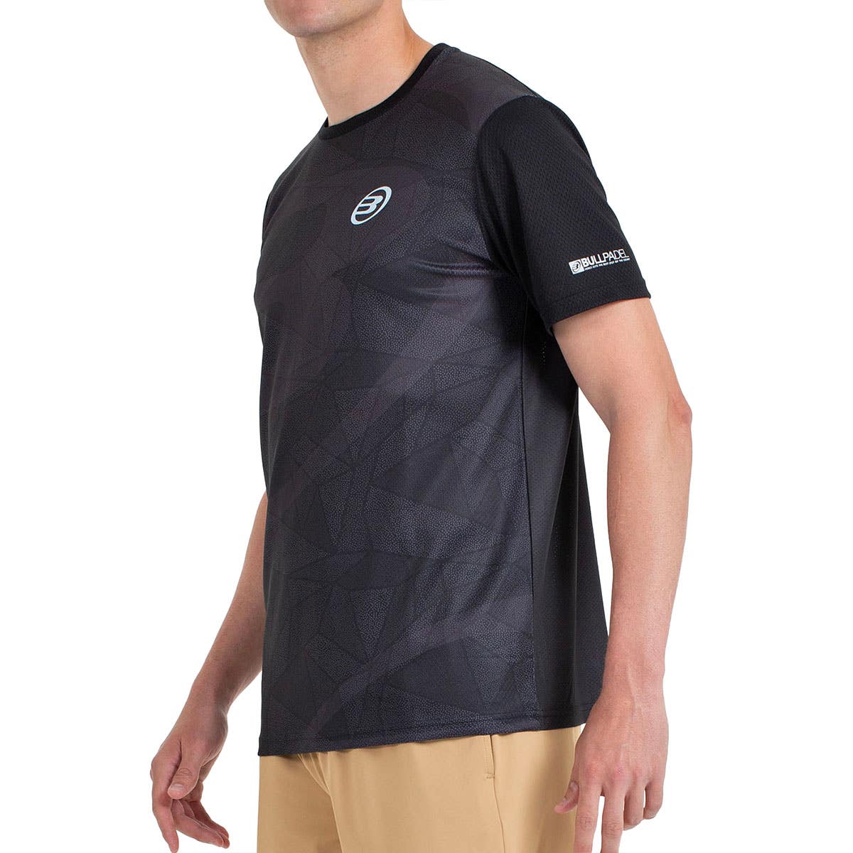 CAMISETA BULLPADEL CASTIL NEGRO