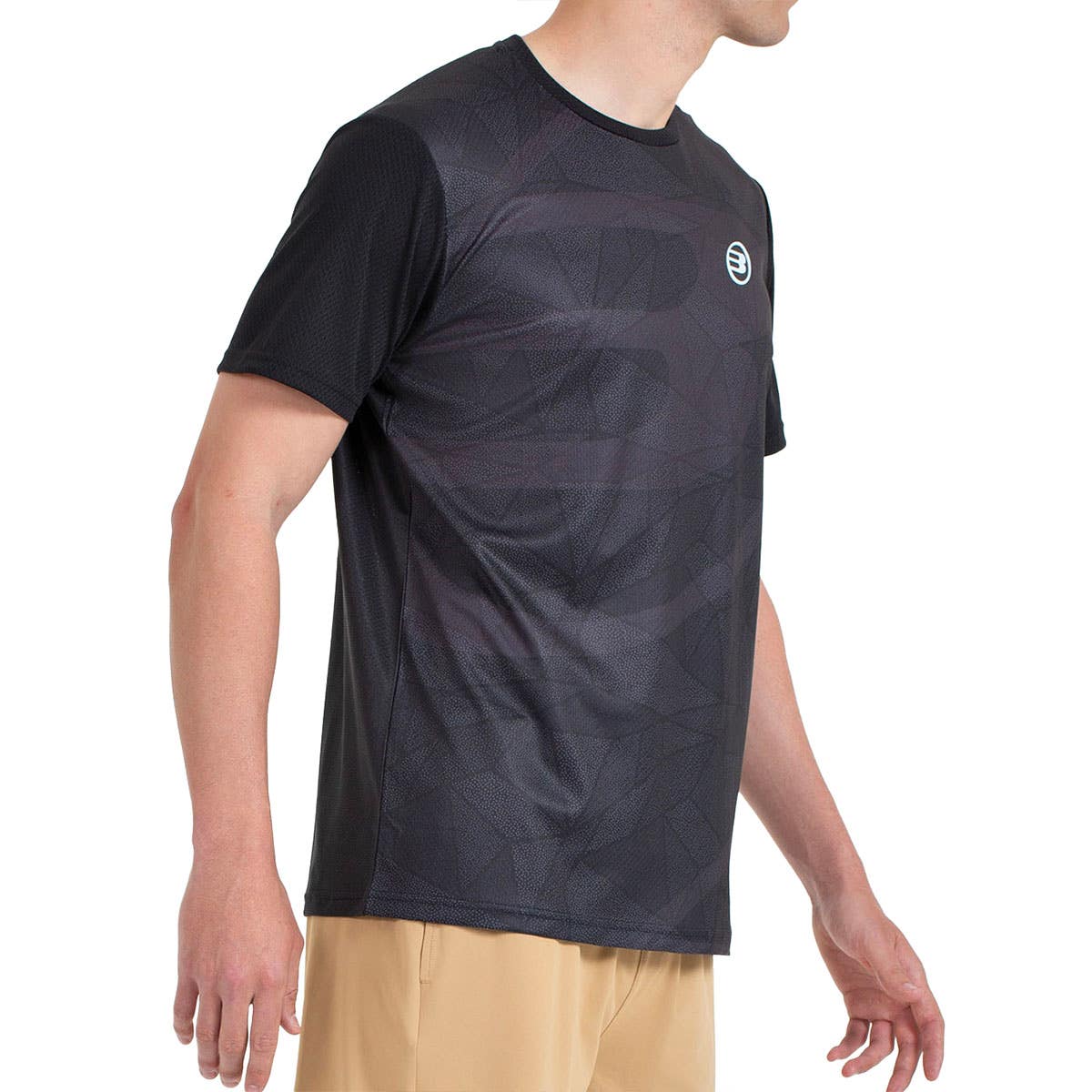 CAMISETA BULLPADEL CASTIL NEGRO