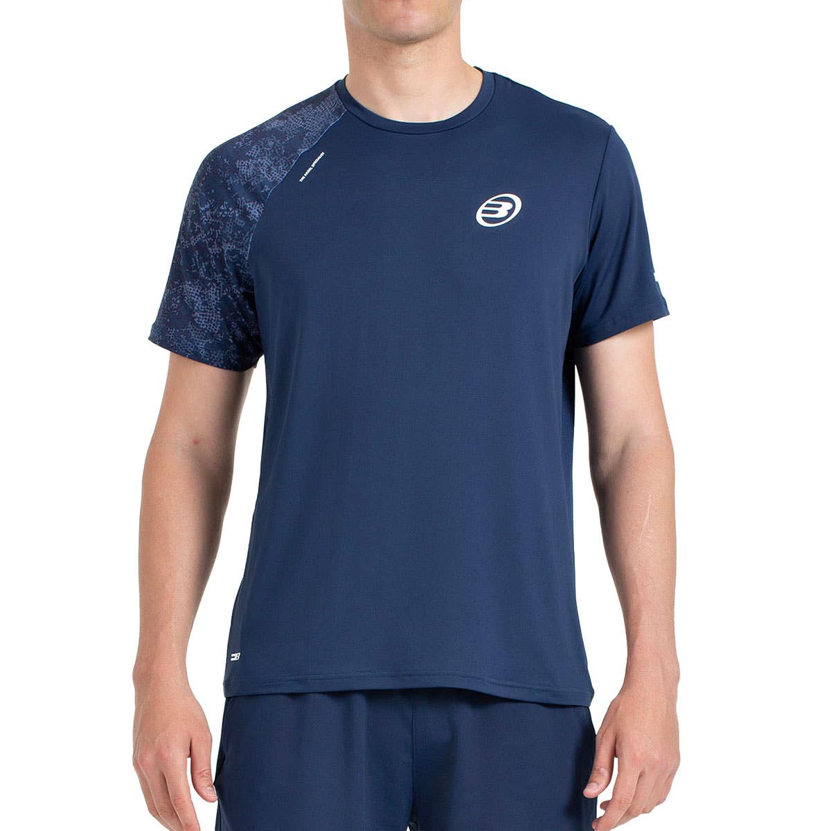 CAMISETA BULLPADEL MAZARON AZUL MARINO