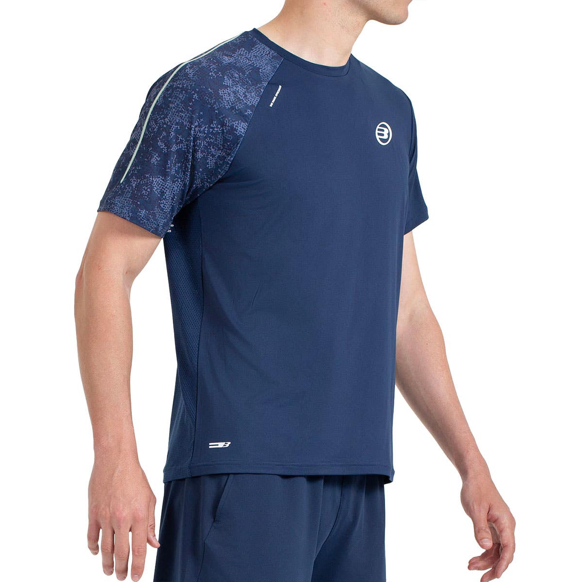 CAMISETA BULLPADEL MAZARON AZUL MARINO