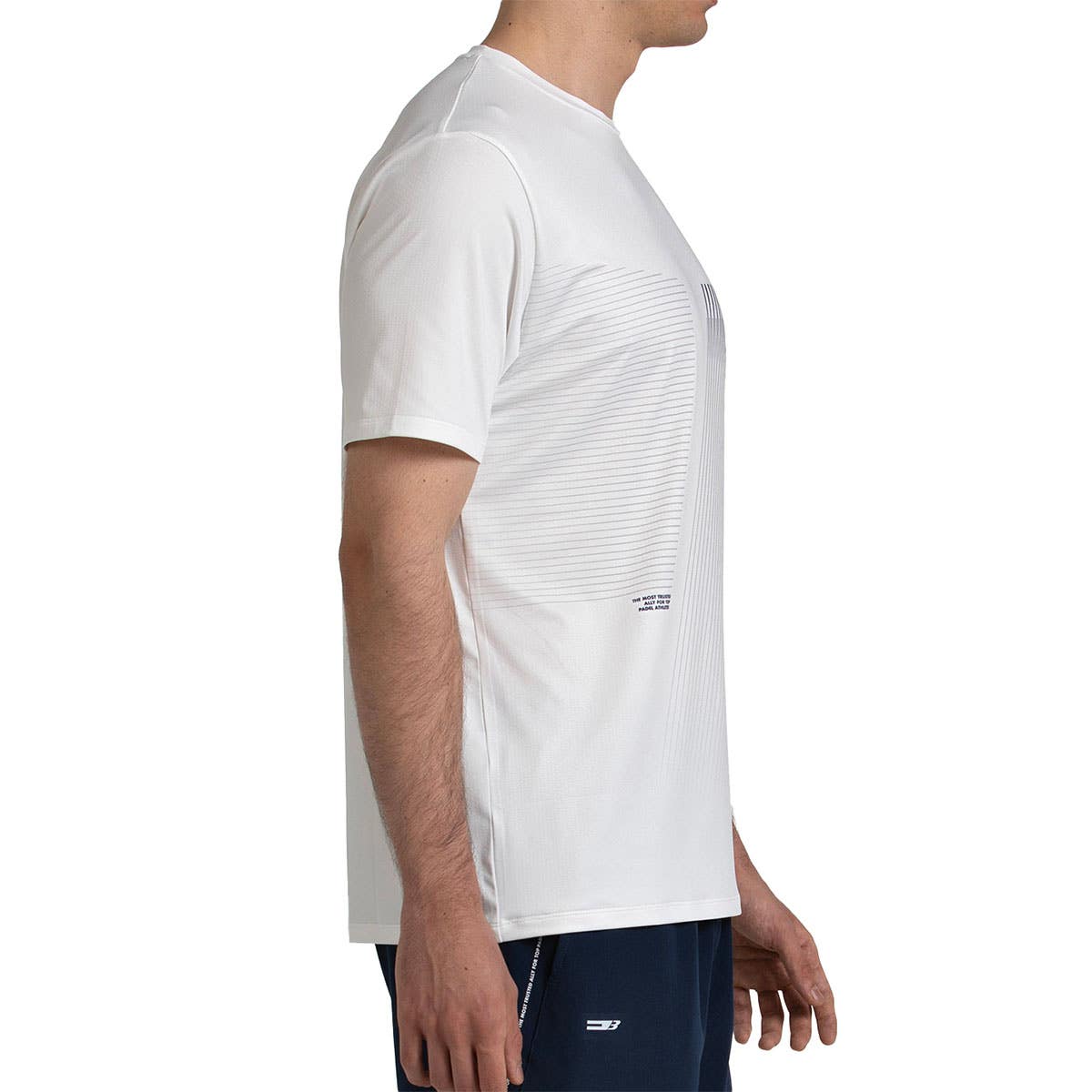 CAMISETA BULLPADEL MOTRIL BLANCO