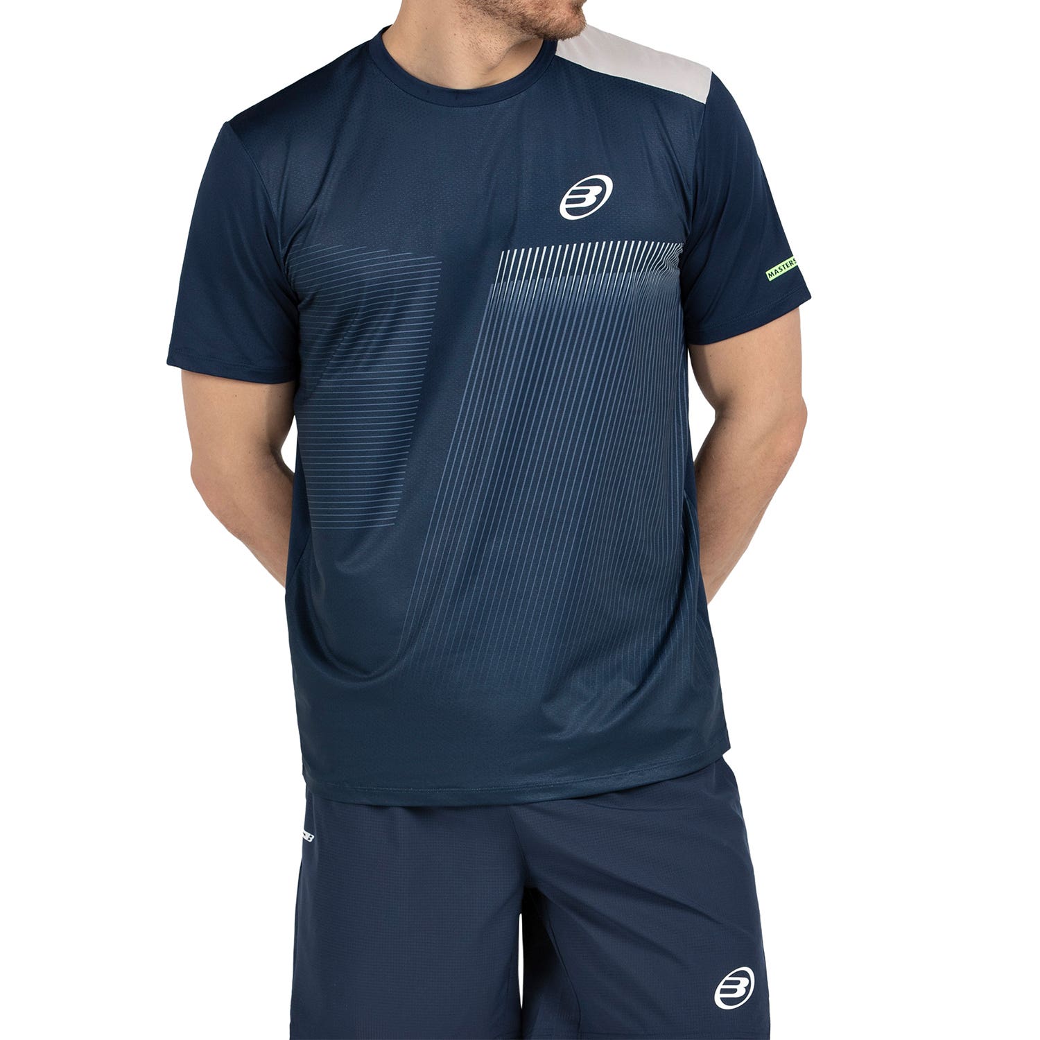 CAMISETA BULLPADEL MOTRIL AZUL MARINO