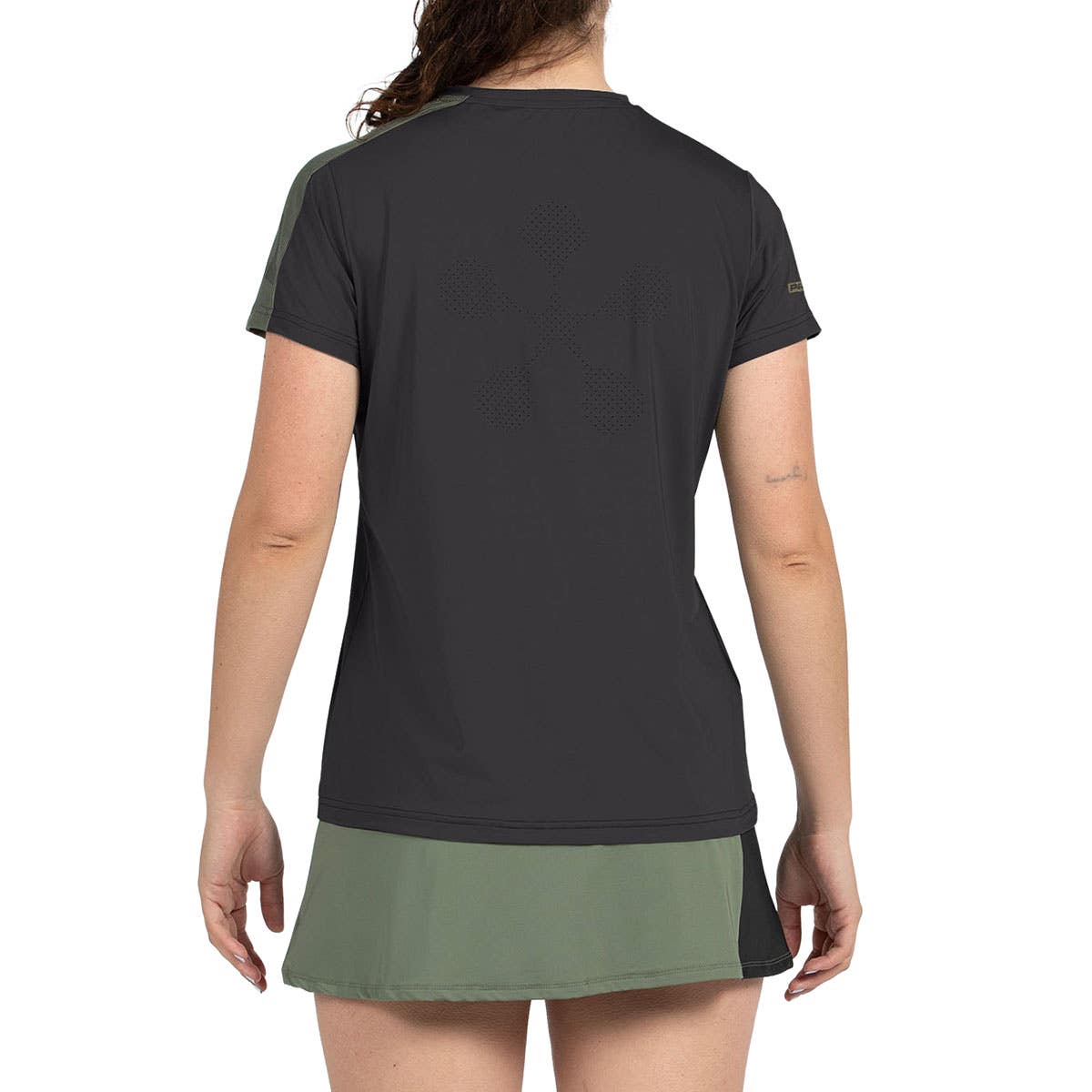 CAMISETA BULLPADEL PAMPAN MUJER NEGRO