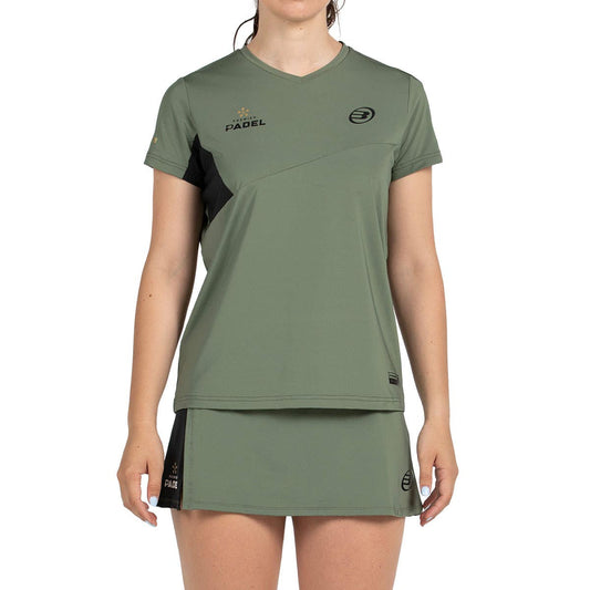 CAMISETA BULLPADEL PAMPAN MUJER VERDE