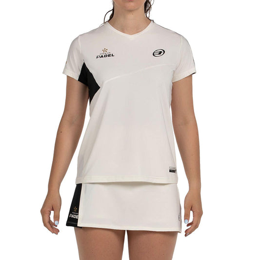 CAMISETA BULLPADEL PAMPAN MUJER BEIGE