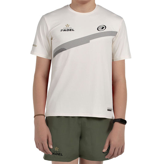 CAMISETA BULLPADEL PATOS JUNIOR BEIGE