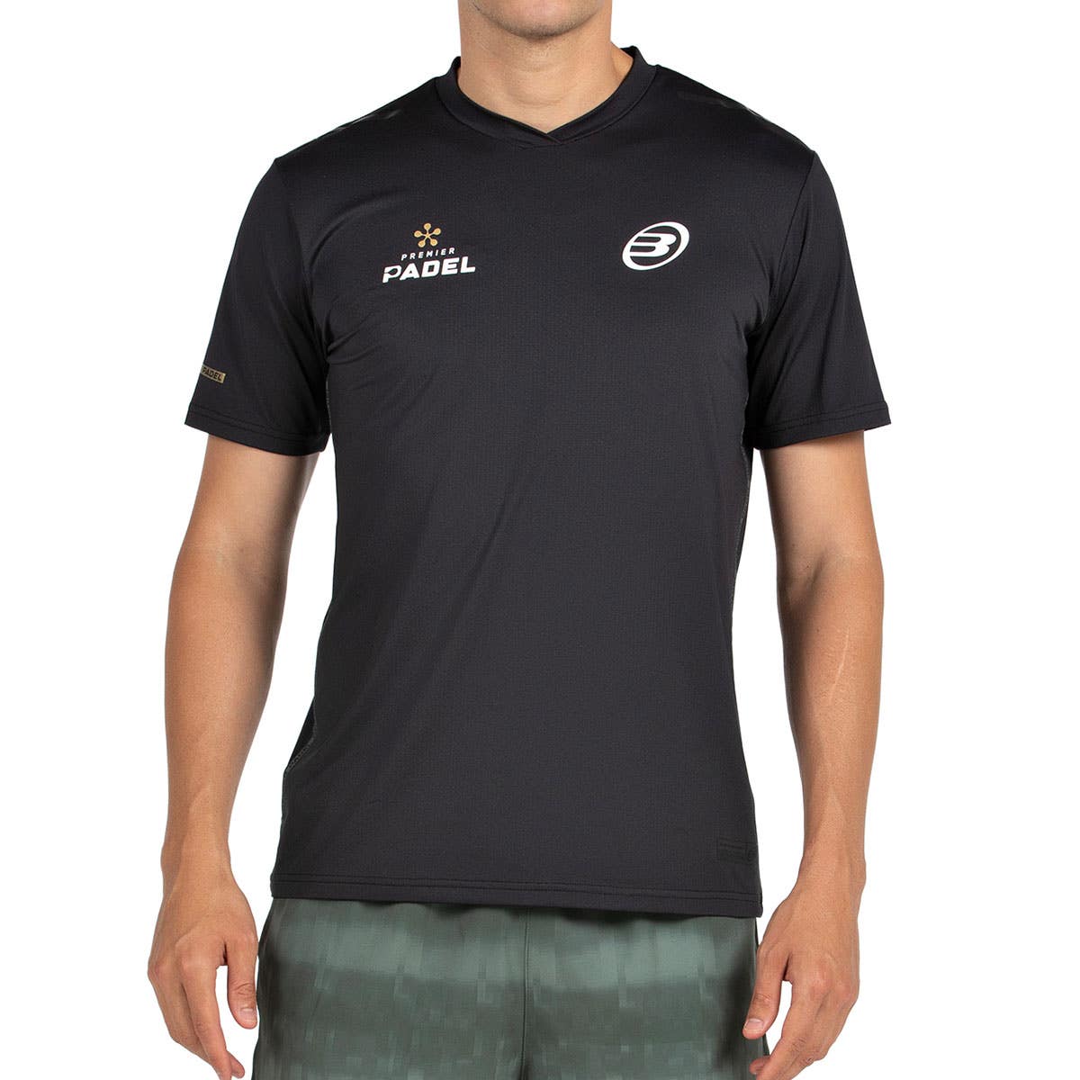 CAMISETA BULLPADEL PERICO NEGRO