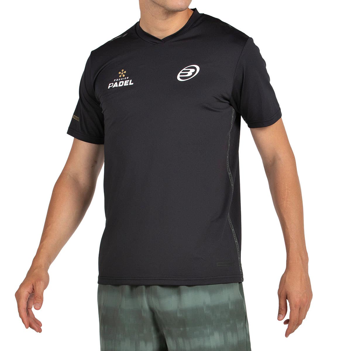 CAMISETA BULLPADEL PERICO NEGRO