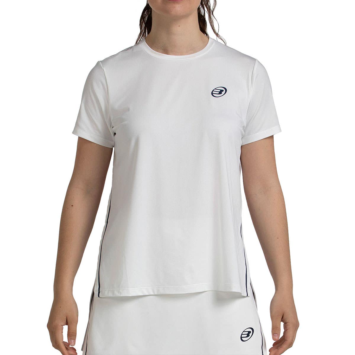 CAMISETA BULLPADEL PICASE MUJER BLANCO