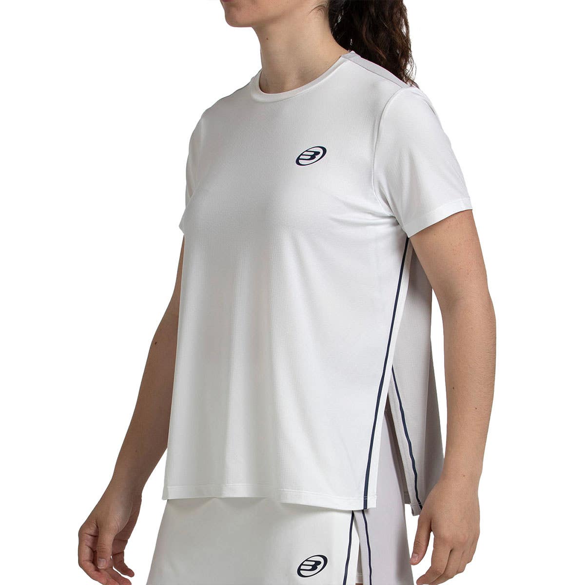 CAMISETA BULLPADEL PICASE MUJER BLANCO