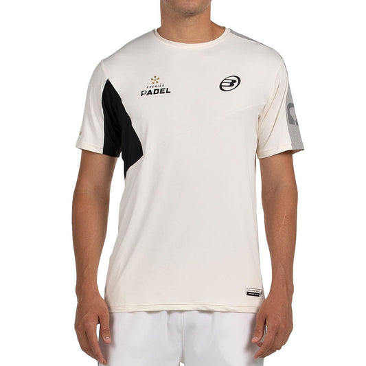 CAMISETA BULLPADEL POCATE BEIGE