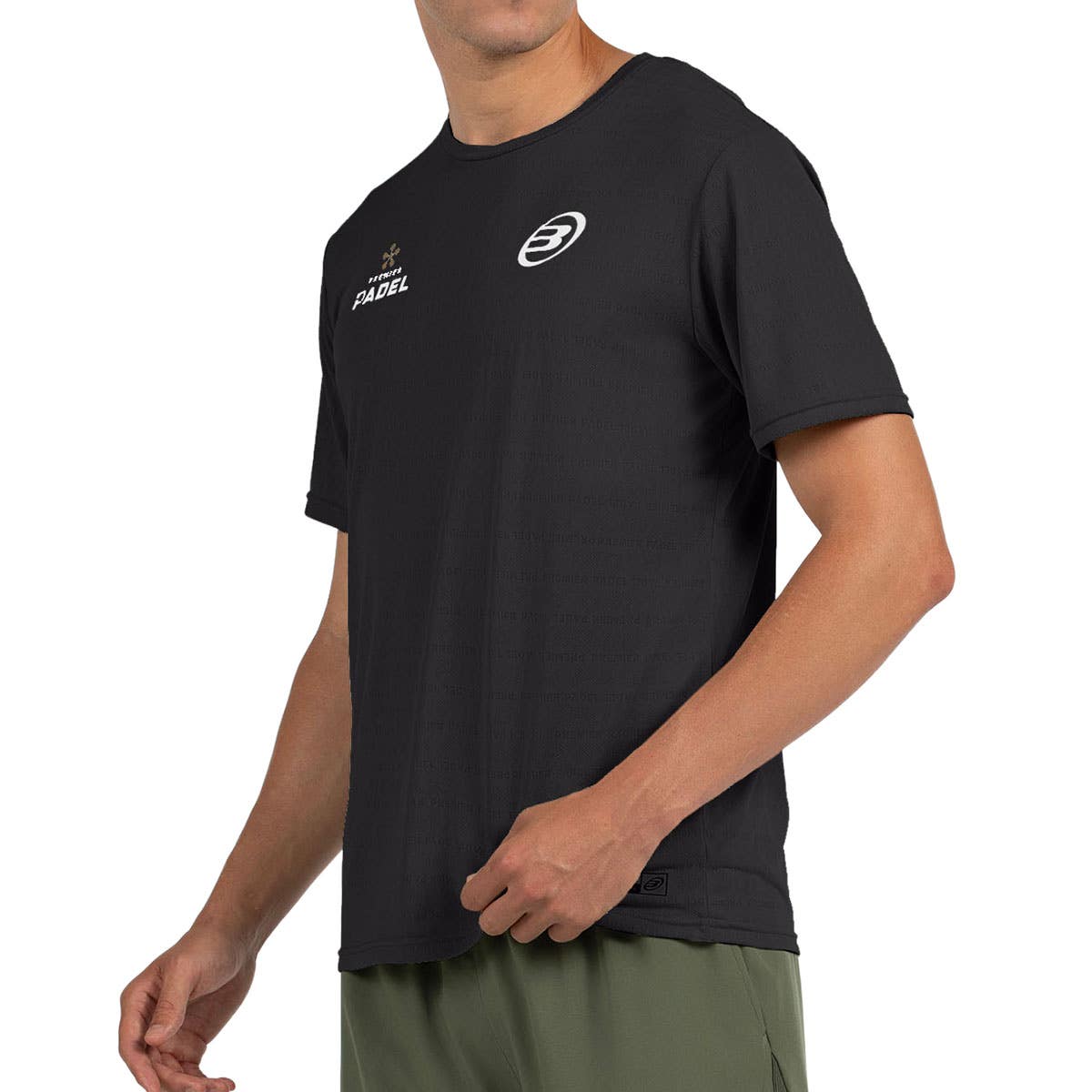 CAMISETA BULLPADEL PRILEP NEGRO